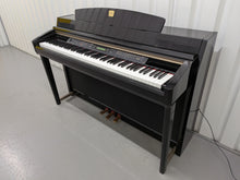 Load image into Gallery viewer, Yamaha Clavinova CLP-280 in Polished glossy black + matching stool stock # 26366