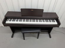 Load image into Gallery viewer, Yamaha Arius YDP-144 digital piano and stool in rosewood stock #26360