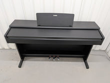 Load image into Gallery viewer, Yamaha Arius YDP-144 digital piano in satin black stock #26374