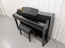 Load image into Gallery viewer, Yamaha Clavinova CSP-170 Digital Smart Piano polished black + stool stock # 26379