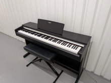 Load image into Gallery viewer, Yamaha Arius YDP-142 Digital Piano + folding stool in satin black stock #26380