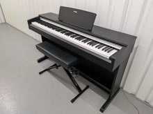 Load image into Gallery viewer, Yamaha Arius YDP-142 Digital Piano + folding stool in satin black stock #26380