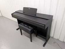 Load image into Gallery viewer, Yamaha Arius YDP-145 digital piano and stool in satin black finish stock #26388