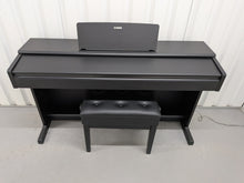 Load image into Gallery viewer, Yamaha Arius YDP-145 digital piano and stool in satin black finish stock #26388