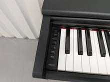 Load image into Gallery viewer, Yamaha Arius YDP-145 digital piano and stool in satin black finish stock #26388