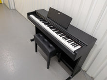 Load image into Gallery viewer, Yamaha Arius YDP-145 digital piano and stool in satin black finish stock #26388