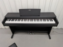 Load image into Gallery viewer, Yamaha Arius YDP-145 digital piano and stool in satin black finish stock #26388