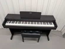 Load image into Gallery viewer, Yamaha Arius YDP-143 Digital Piano and stool in satin black finish stock #26387
