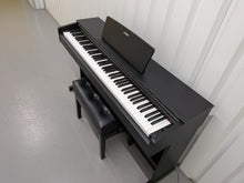 Load image into Gallery viewer, Yamaha Arius YDP-143 Digital Piano and stool in satin black finish stock #26387