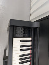 Load image into Gallery viewer, Yamaha Clavinova CLP-575 digital piano and stool in satin black finish stock #26357