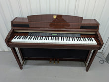 Load image into Gallery viewer, Yamaha Clavinova CLP-280 in Polished Glossy Mahogany finish stock nr 26386