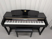 Load image into Gallery viewer, Yamaha Clavinova CLP-170PE Digital Piano glossy black polished ebony stock #26396