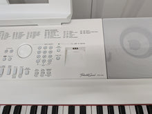 Load image into Gallery viewer, Yamaha DGX-660 in white 88 Key Weighted Keys Portable Grand, stand stock # 26391