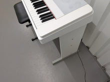 Load image into Gallery viewer, Yamaha DGX-660 in white 88 Key Weighted Keys Portable Grand, stand stock # 26391