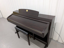 Load image into Gallery viewer, Yamaha Clavinova CLP-230 digital piano and stool in dark rosewood stock #26407