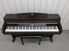 Load image into Gallery viewer, Yamaha Clavinova CLP-230 digital piano and stool in dark rosewood stock #26407