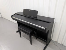 Load image into Gallery viewer, Yamaha Arius YDP-142 Digital Piano + stool in satin black stock #26404