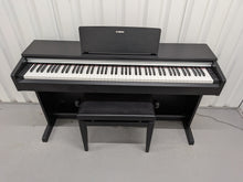 Load image into Gallery viewer, Yamaha Arius YDP-142 Digital Piano + stool in satin black stock #26404