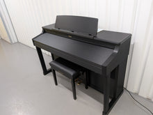 Load image into Gallery viewer, Roland HP207e professional Digital Piano + stool in satin black stock # 26389