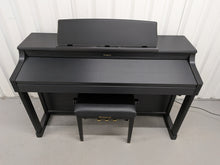 Load image into Gallery viewer, Roland HP207e professional Digital Piano + stool in satin black stock # 26389