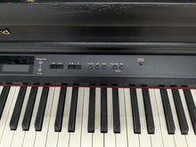 Load image into Gallery viewer, Roland HP207e professional Digital Piano + stool in satin black stock # 26389