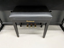 Load image into Gallery viewer, Roland HP207e professional Digital Piano + stool in satin black stock # 26389