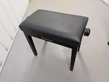 Load image into Gallery viewer, Roland HP207e professional Digital Piano + stool in satin black stock # 26389