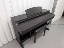 Load image into Gallery viewer, Roland HP103e digital piano and stool in dark rosewood finish stock number 26392