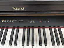 Load image into Gallery viewer, Roland HP103e digital piano and stool in dark rosewood finish stock number 26392