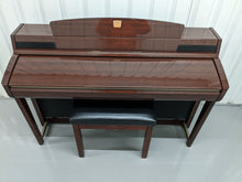 Load image into Gallery viewer, Yamaha Clavinova CLP-280 in Polished Mahogany with matching stool stock nr 23302