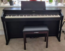 Load image into Gallery viewer, Roland HP503 digital piano and stool in satin black finish stock number 24313