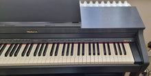 Load image into Gallery viewer, Roland HP503 digital piano and stool in satin black finish stock number 24313