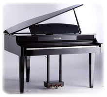 Load image into Gallery viewer, Yamaha Clavinova CLP-465GP in polished glossy black + stool. stock number 26134