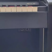 Load image into Gallery viewer, Roland HP503 digital piano and stool in satin black finish stock number 24313