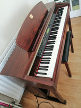 Load image into Gallery viewer, Yamaha Clavinova CLP-150 Digital Piano with stool in mahogany stock nr 22191