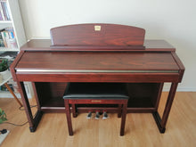 Load image into Gallery viewer, Yamaha Clavinova CLP-150 Digital Piano with stool in mahogany stock nr 22191