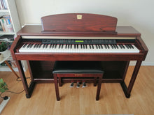 Load image into Gallery viewer, Yamaha Clavinova CLP-150 Digital Piano with stool in mahogany stock nr 22191