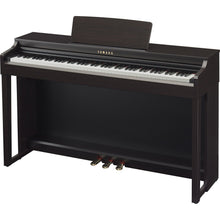 Load image into Gallery viewer, Yamaha Clavinova CLP-525 in satin black colour with matching stool - used