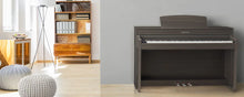 Load image into Gallery viewer, Yamaha Clavinova CLP-645 in dark walnut finish + stool stock nr 22467