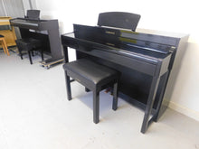 Load image into Gallery viewer, Yamaha Clavinova CLP-430PE in polished ebony glossy black + stool stock nr 22059