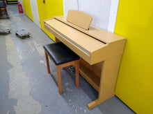 Load image into Gallery viewer, Yamaha Arius YDP-140c digital piano in light oak +matching stool stock nr 22042