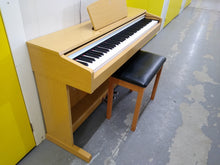 Load image into Gallery viewer, Yamaha Arius YDP-140c digital piano in light oak +matching stool stock nr 22042