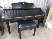 Load image into Gallery viewer, Yamaha Clavinova CVP-209 in Polished Ebony with matching stool. stock nr 22072