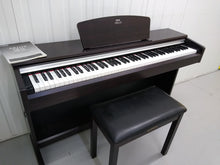 Load image into Gallery viewer, Yamaha Arius YDP-141 digital piano in rosewood, weighted keys, 3 pedals, 88 keys