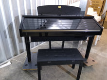 Load image into Gallery viewer, Yamaha Clavinova CVP-209 in Polished Ebony with matching stool. stock nr 22076