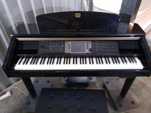 Load image into Gallery viewer, Yamaha Clavinova CVP-209 in Polished Ebony with matching stool. stock nr 22076