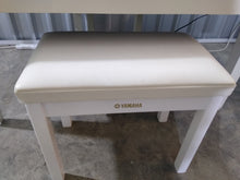 Load image into Gallery viewer, Yamaha Clavinova CLP-465GP in polished glossy white + stool. stock number 22080