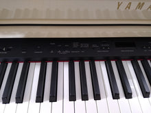 Load image into Gallery viewer, Yamaha Clavinova CLP-465GP in polished glossy white + stool. stock number 22080