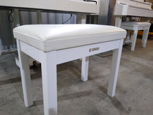 Load image into Gallery viewer, Yamaha Clavinova CLP-465GP in polished glossy white + stool. stock number 22080