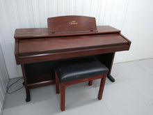 Load image into Gallery viewer, Yamaha Clavinova CVP-103 Digital Piano with stool in mahogany stock nr 22098